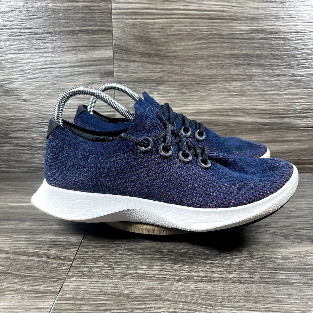 Allbirds Men's Navy Blue Tree Dasher 2 Runners Sneakers Shoe Size 9.5